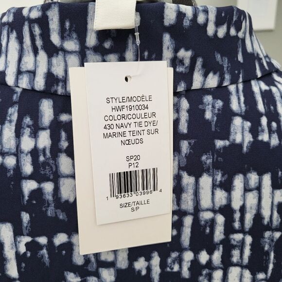 Long-Sleeve Button-Front Blouse S/P - Picture 5 of 6